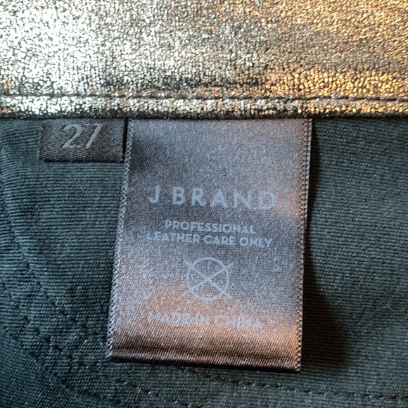 J Brand Gold Genuine Suede Pants 27 - Picture 9 of 10